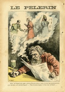Ilustración de Achille Lemot (1846-1909) en Le Pelerin de Achille Lemot