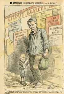 Ilustración de Achille Lemot (1846-1909) en Le Pelerin de Achille Lemot