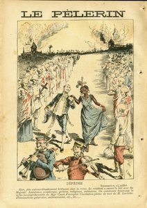 Ilustración de Achille Lemot en Le Pelerin de Achille Lemot