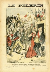 Ilustración de Achille Lemot (1846-1909) en Le Pelerin de Achille Lemot