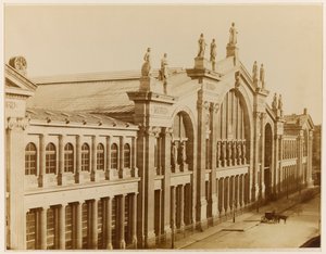 Gard du Nord, París, c.1870-80 (foto) de Achille Quinet