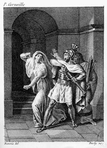 Ilustración de Horacios por Pierre de Corneille (1606-84)