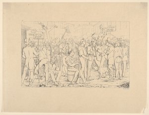 Alistamiento de la Brigada de Sickles, Nueva York, de Grabados de la Guerra Confederada de Adalbert John Volck