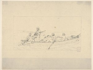 Marylanders Cruzando el Potomac para Unirse al Ejército del Sur de Confederate War Etchin..., 1861-63