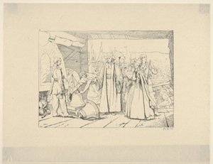 Ofrenda de campanas para ser fundidas en cañones de Grabados de la Guerra Confederada, 1861-63 de Adalbert John Volck