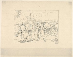 Hombres valientes que luchan con Siegel de Grabados de la Guerra Confederada, 1861-63