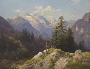 El profesor Waagen el ... Tauern de Berchtesgaden de Adalbert Waagen