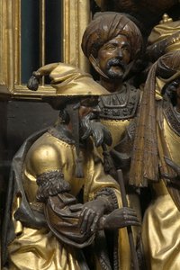 Adoración de los Magos (detalle)