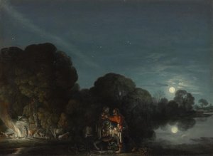 La huida a Egipto de Adam Elsheimer