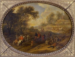 Un convoy militar de Adam Frans van der Meulen
