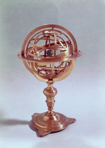 Esfera armilar hecha en el sistema ptolemaico, Roma, 1648