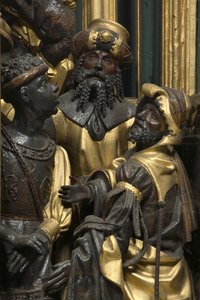 Adoración de los Magos (detalle)