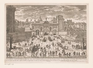 Vista de la Porte Saint-Antoine
La Porte St. Anthoine (...) (título en el objeto) de Adam Perelle