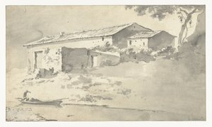 Casa en un paisaje del sur