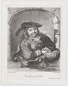 Retrato de Ferdinand Bol, 1803-08 de Adam von Bartsch