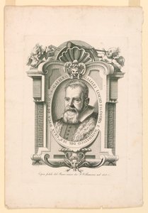 Retrato de Galileo Galilei (1562-1642) de Adamo Fioroni, active first half of 19th century