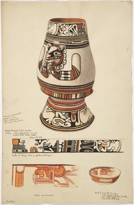 Un jarro y su diseño de Costa Rica de Adela Breton