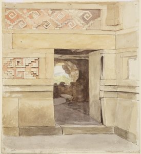 Palacio en ruinas, Mitla 1894 de Adela Breton