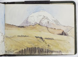 Cuaderno de bocetos de acuarelas, dibujos y notas, México, 1896-1898 de Adela Breton
