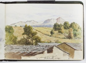 Cuaderno de bocetos de acuarelas, dibujos y notas, México, 1896-1898 de Adela Breton