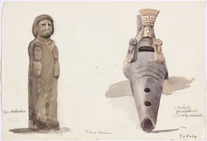 Figuras de piedra de Malinalco, Toluca, México