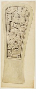 Relieve de piedra de Veracruz, México de Adela Breton