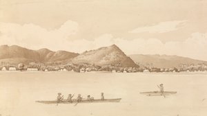 Apia Bay, Upolu, NavigatorsIslands [Samoa] 18 de septiembre de 1849 de Admiral Sir Edward Gennys Fanshawe