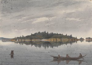 Deer Island, Beaver Harbour, Isla de Vancouver, 15 de julio de 1851 [Canadá]". de Admiral Sir Edward Gennys Fanshawe