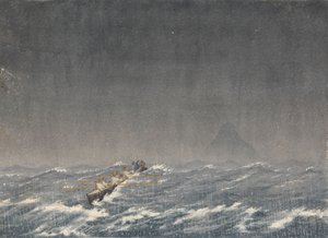 Fondeadero exterior en una borrasca, Mazatlán [México], 22 de agosto de 1850, 8.am. ... "Pregunta, ¿cuál es el camino al barco