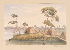 Sarawak de las Antillas, Norteamérica y Borneo álbum de recortes de Admiral Sir Edward Gennys Fanshawe