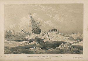 La alteración del hielo alrededor del barco de Admiral William Henry Smyth