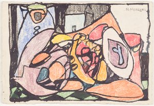 Tarjeta de invitación de colores de Adolf Holzel