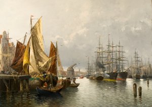 En el Puerto de Le Havre de Adolf Kaufmann