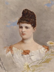 Retrato de Ottilie Schneitt von Schwarzenfeld
según la inscripción del reverso