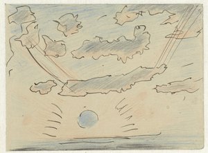 Estudio de nubes con sol