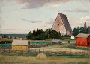 Iglesia de Lohja, boceto