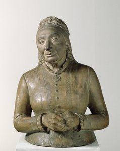 Retrato de Marie Fielder (1819-1901), 1882 de Adolf von Hildebrand