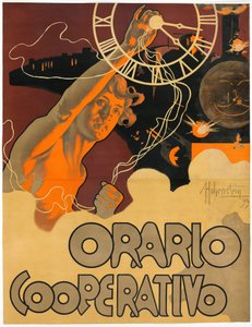 Orario Cooperativo, 1899 de Adolfo Hohenstein