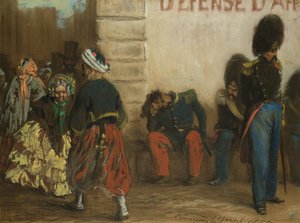 Memoria de París, 1855 de Adolph Menzel