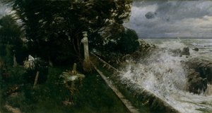 Cementerio junto al mar
