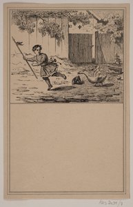 El valiente héroe. No. 6 en Chr. Winther y M. Rørbye, "25 Imágenes para niños pequeños"