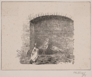 Las gallinas y los patos de Johan Adolph Kittendorff