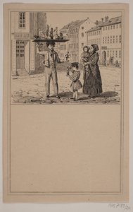 El hombre con la muñeca. No. 23 en Chr. Winther y M. Rørbye, "25 imágenes para niños pequeños"
