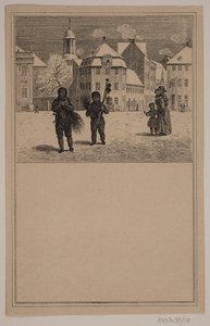 Los deshollinadores. No. 16 en Chr. Winther y M. Rørbye, "25 Imágenes para niños pequeños" de Johan Adolph Kittendorff