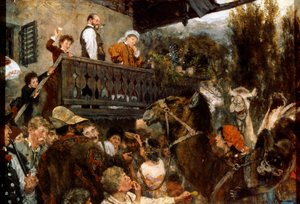 Un Circo Ambulante de Camelleros en Partenkirchen, 1884