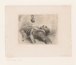 Húsar muerto de Adolph Menzel