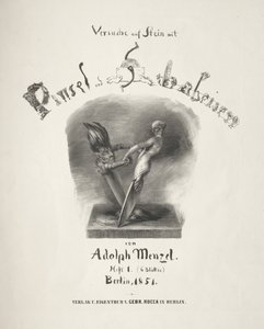 Ensayo sobre Piedra con Pincel y Raspador, 1851