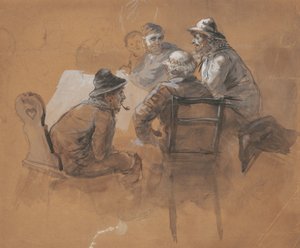 Pescadores de Adolph Menzel