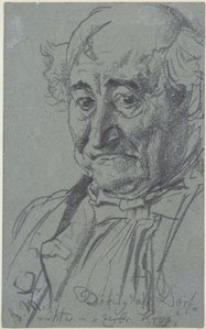 Heinrich von Kleist, «La jarra rota»: el actor Theodor Döring en el papel del juez del pueblo Adam de Adolph Menzel