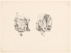 Artista en formación de Adolph Menzel